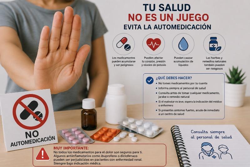 Riesgos de la automedicación en hemodiálisis