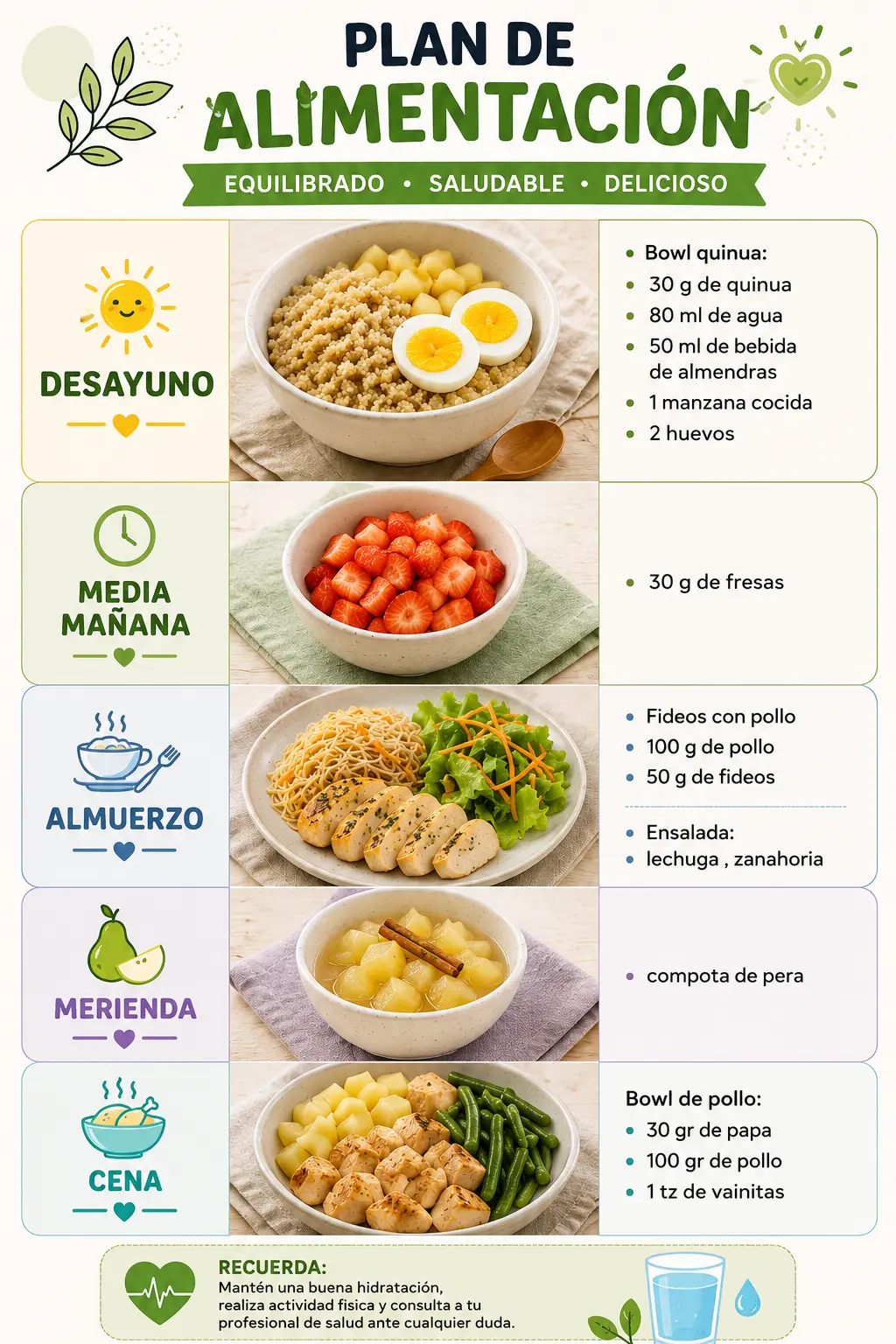 Receta 2 - Preparación nutritiva