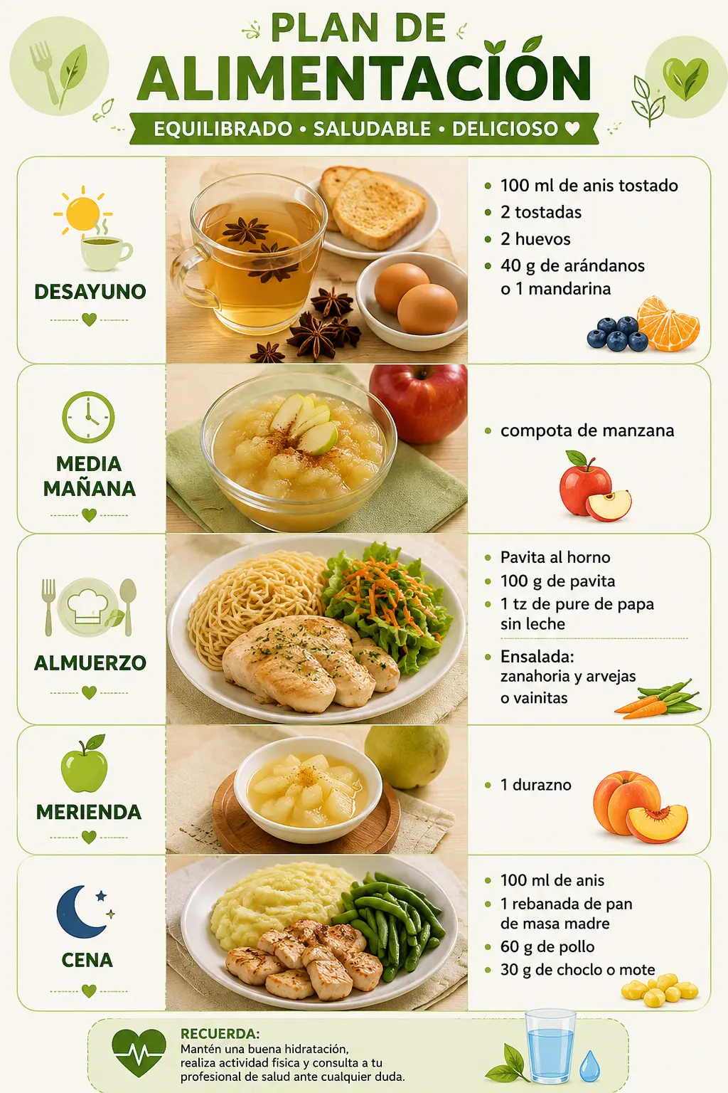 Receta 3 - Preparación nutritiva