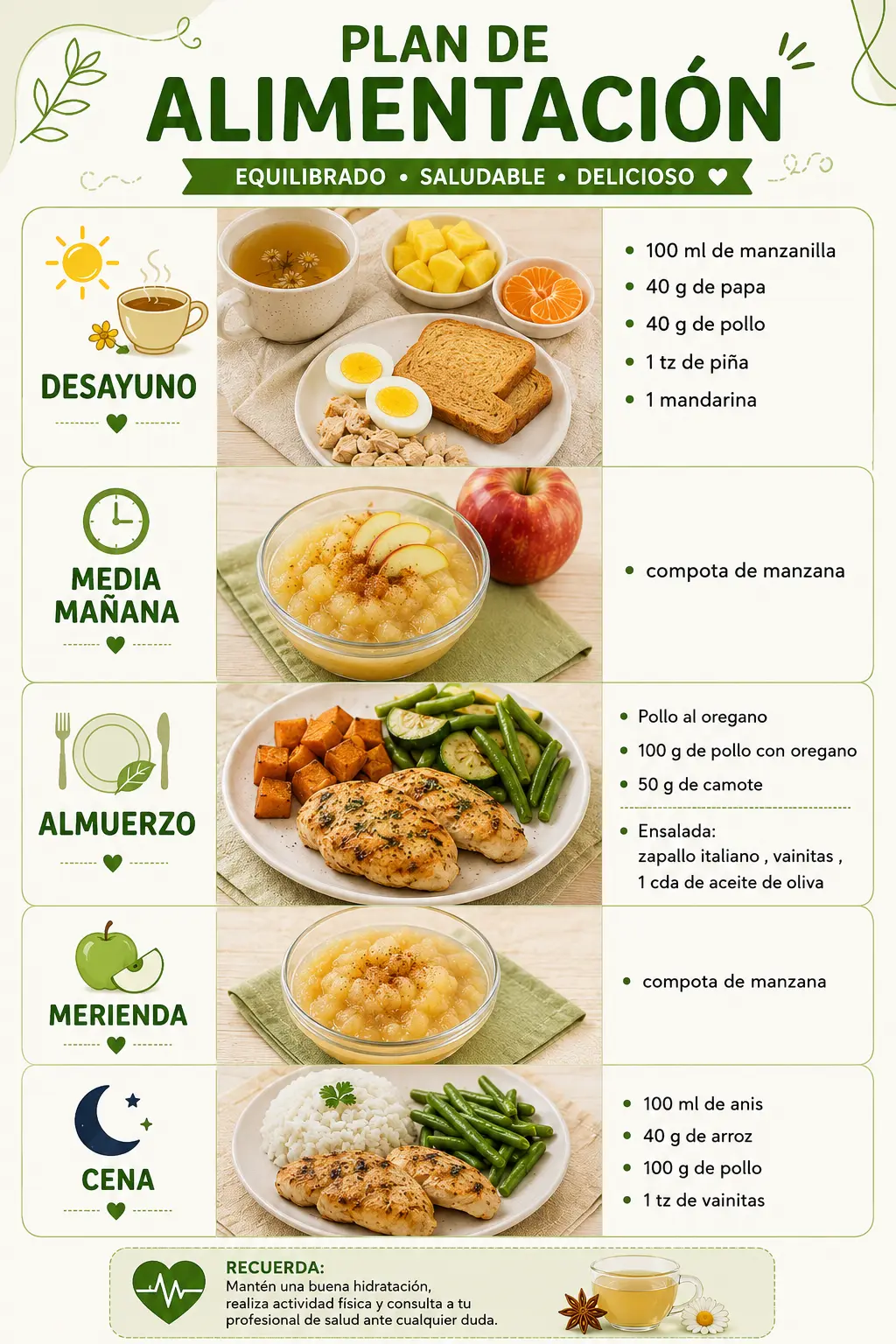 Receta 4 - Preparación nutritiva