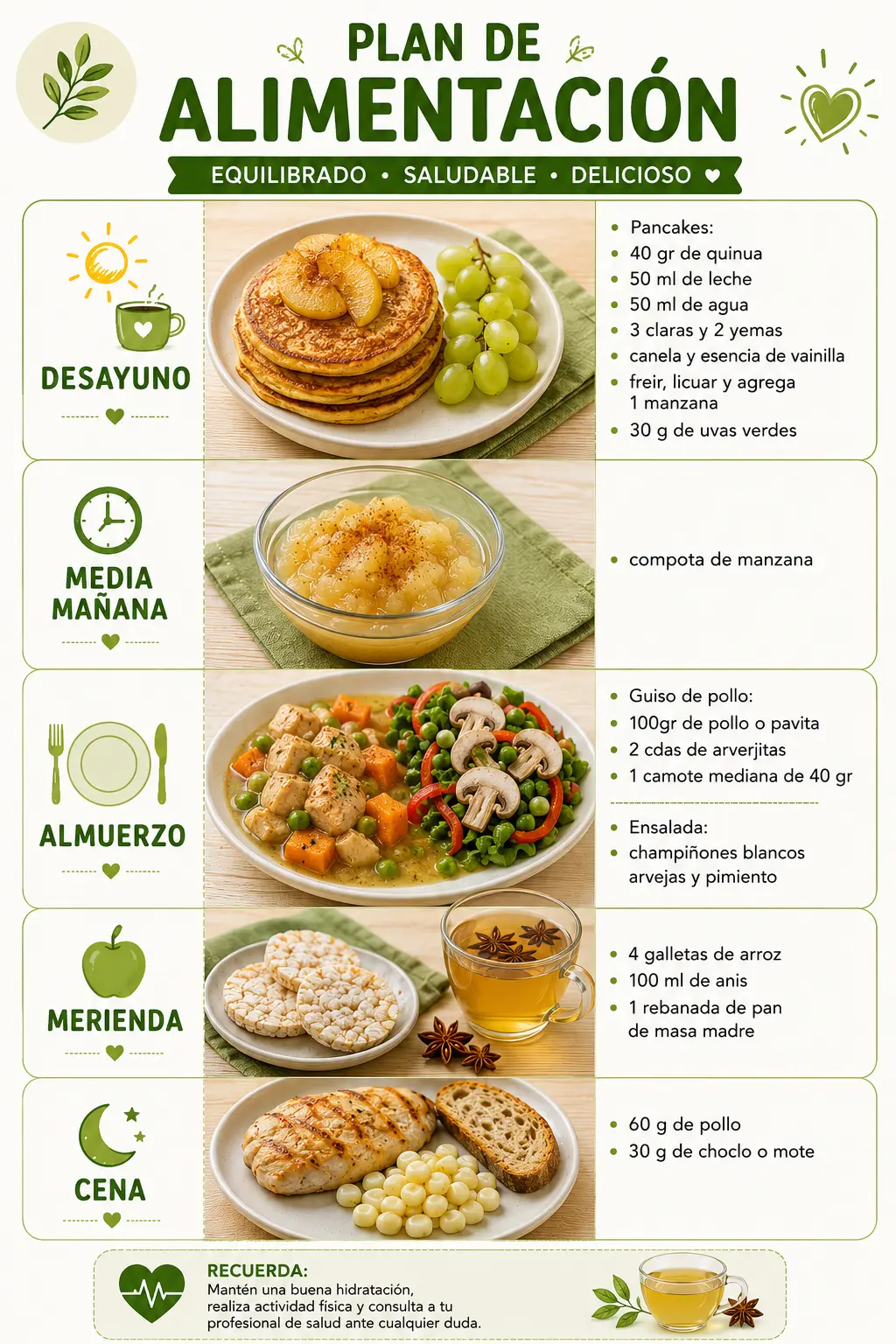 Receta 5 - Preparación nutritiva
